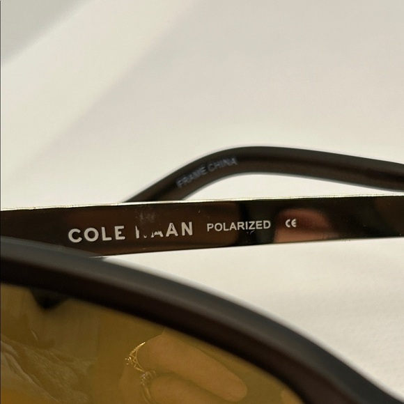 Cole Haan 57mm Polarized Sleek Square Matte Grey and Gold Women\'s Sunglasses main image 2